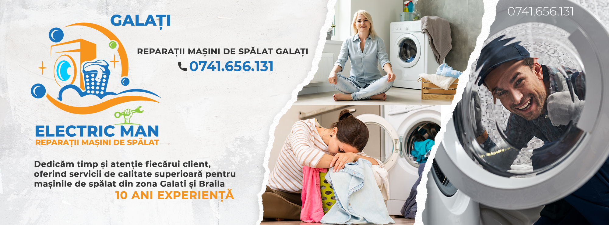 Reparații mașini de spălat Galați la domiciliul clientului - CARA ELECTRIC MAN